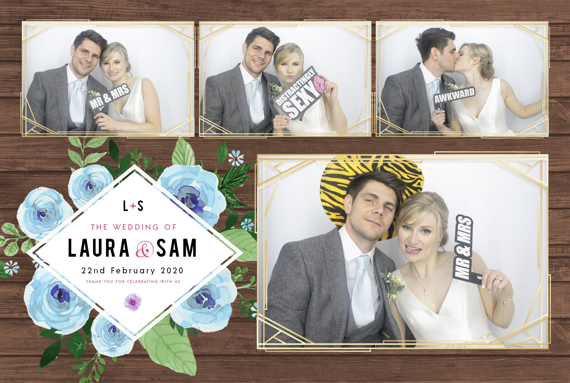 Laura and Sam's Wedding | View more photos from the event at gallery.myphotoboothexperience.co.uk/u/MyPhotoBoothExperienceLtd/Laura-and-Sams-Wedding